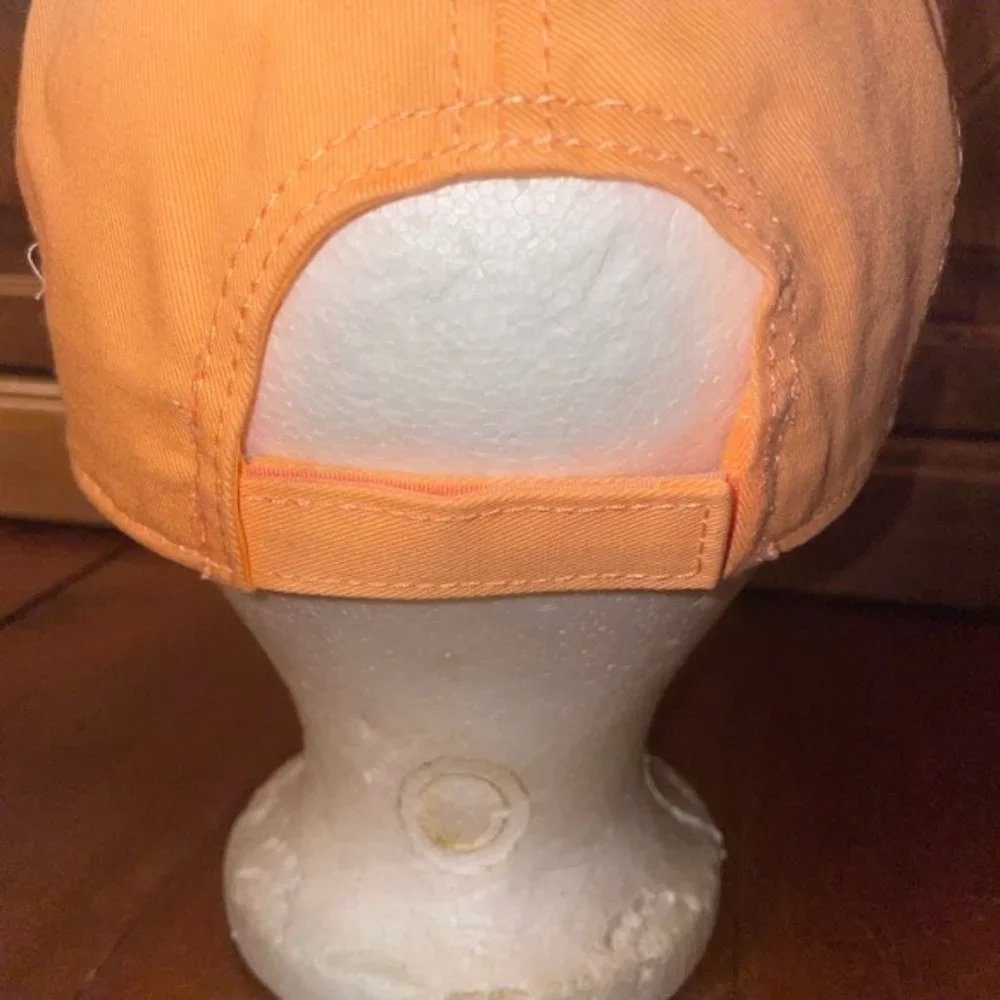 Space Jam Curved Brim Orange & Silver Baseball Cap Hat